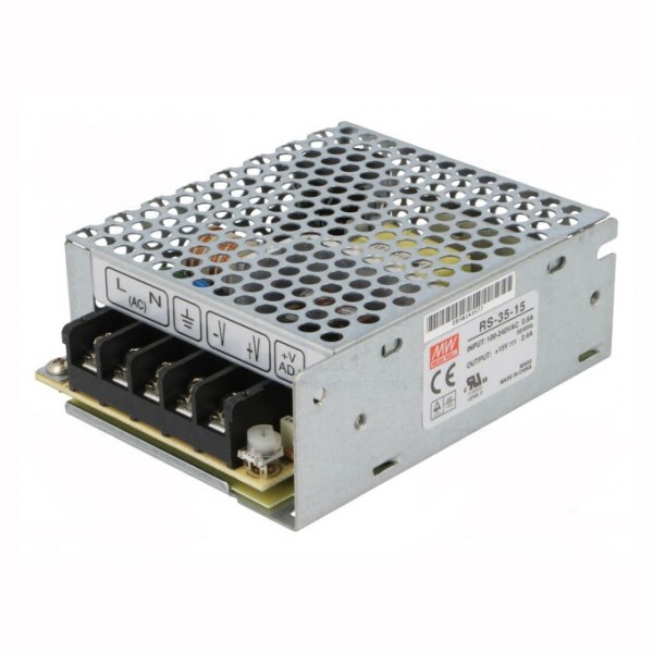 Mean Well RS-35-15 35W 15V  0-2,4A - ISPRS35-15